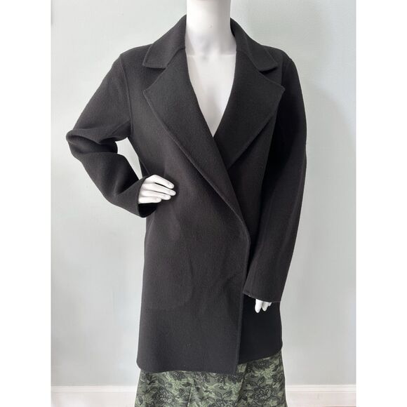 Theory Wool Cashmere Boy Winsome 2 Black Coat size P or XS - Picture 1 of 7